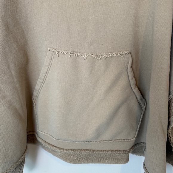 ATM Oversized French Terry Hooded Poncho - Picture 7 of 11